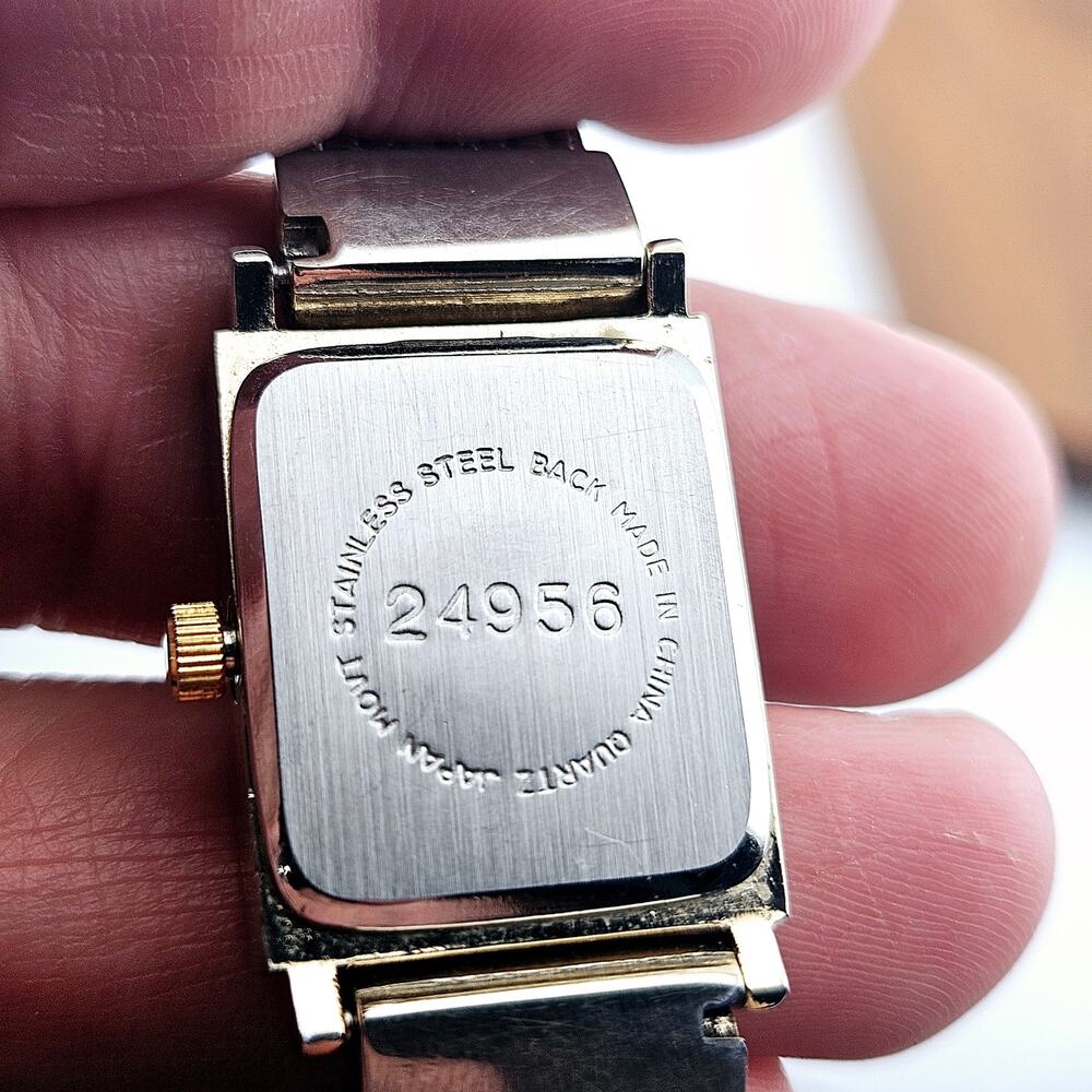 Rumours Women's Gaudy Bling Bracelet Watch Rhinestone Gold Silver Chain Band - Picture 6 of 7